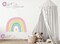 Rainbow Wall decal, Watercolor rainbow decal, Nursery rainbow decal, Rainbow wall sticker, removable rainbow decal, Large rainbow wall decal product 3